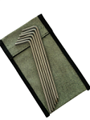 Колышки Ø 6мм в чехле 6 шт. нержавейка 