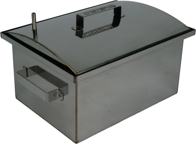 Коптильня двухъярусная нержавейка МК.03+сумка из брезента в подарок